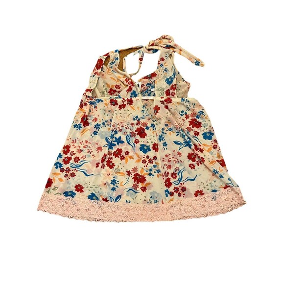 Adore Me Lingerie Large Floral Pink Lace NWT Sheer - Large - Picture 2 of 3